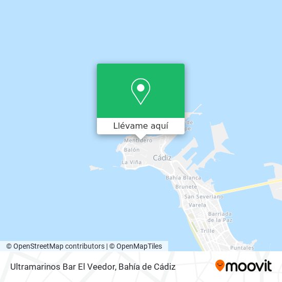Mapa Ultramarinos Bar El Veedor