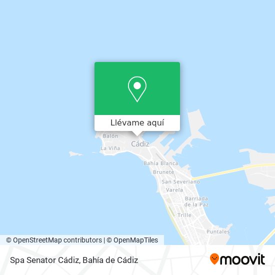 Mapa Spa Senator Cádiz