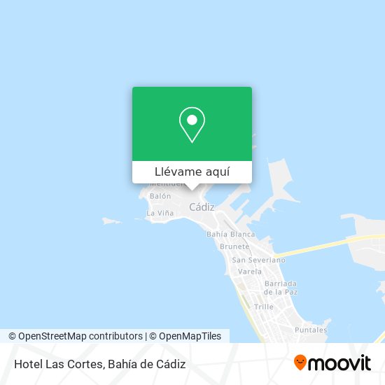 Mapa Hotel Las Cortes
