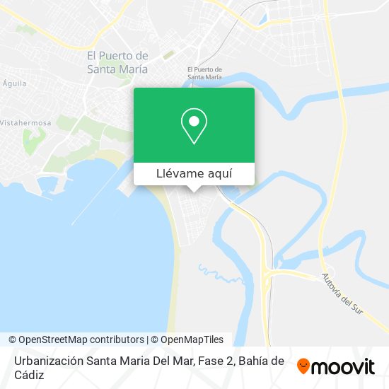 Mapa Urbanización Santa Maria Del Mar, Fase 2