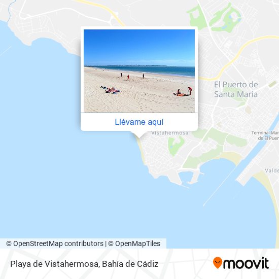 Mapa Playa de Vistahermosa