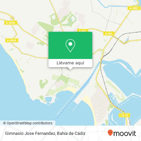 Mapa Gimnasio Jose Fernandez