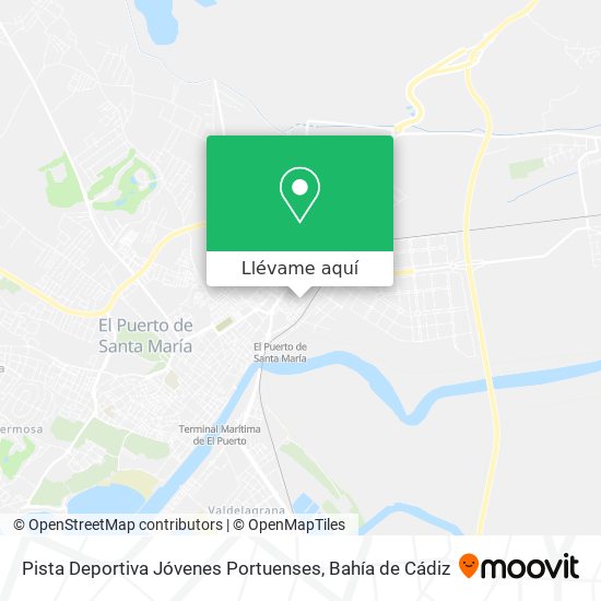 Mapa Pista Deportiva Jóvenes Portuenses
