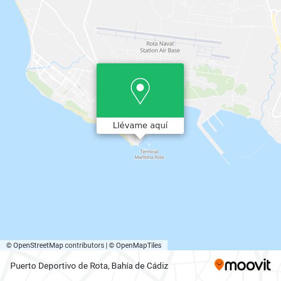 Mapa Puerto Deportivo de Rota