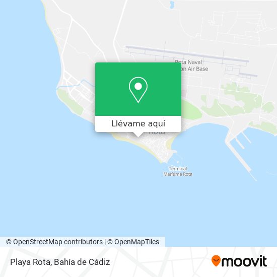 Mapa Playa Rota