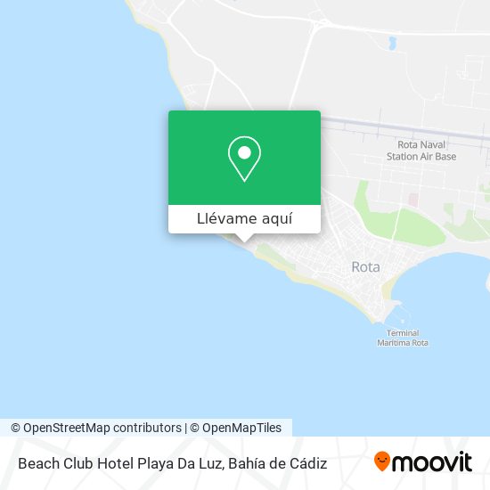 Mapa Beach Club Hotel Playa Da Luz