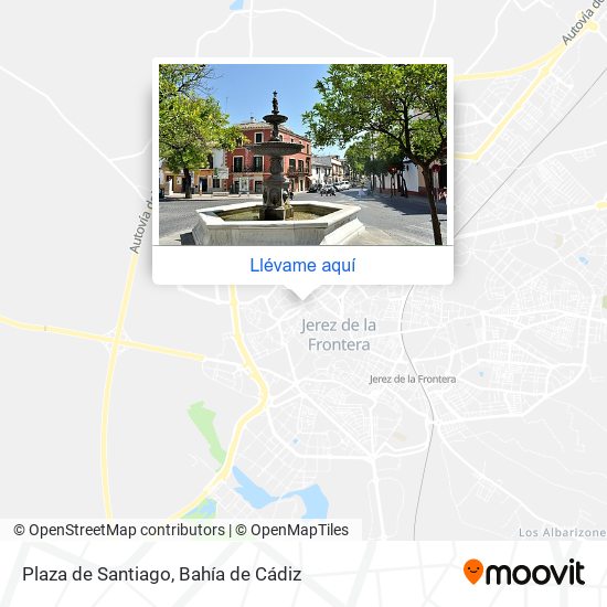 Mapa Plaza de Santiago
