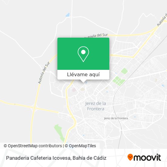 Mapa Panaderia Cafeteria Icovesa