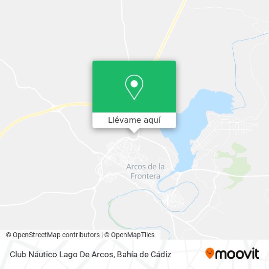 Mapa Club Náutico Lago De Arcos