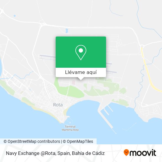 Mapa Navy Exchange @Rota, Spain