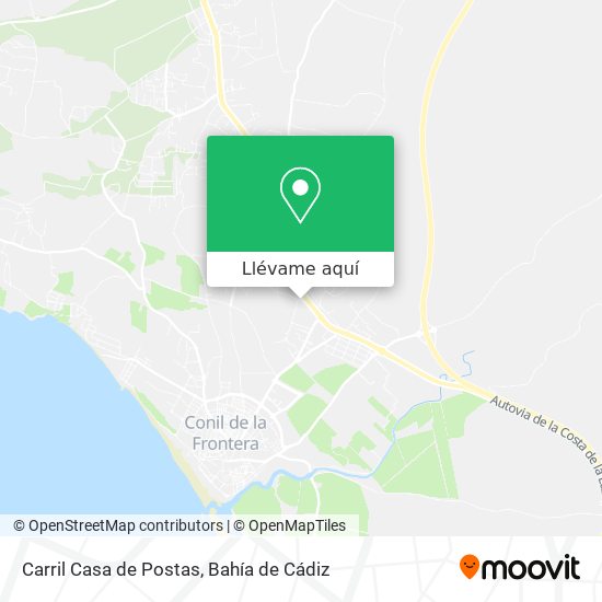 Mapa Carril Casa de Postas