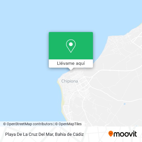 Mapa Playa De La Cruz Del Mar