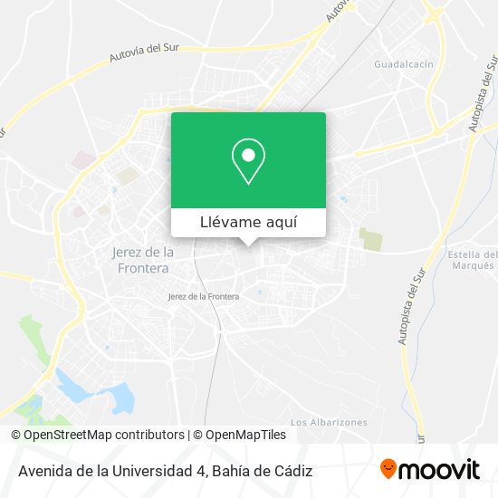 Mapa Avenida de la Universidad 4