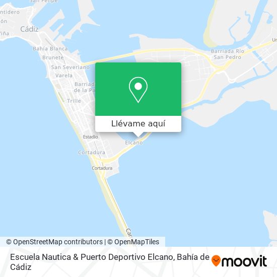 Mapa Escuela Nautica & Puerto Deportivo Elcano