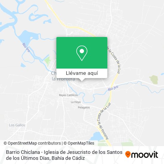 Mapa Barrio Chiclana - Iglesia de Jesucristo de los Santos de los Últimos Días