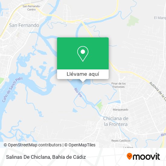 Mapa Salinas De Chiclana