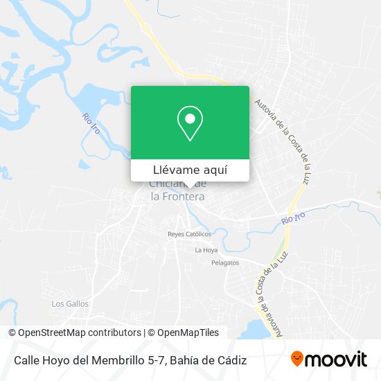 Mapa Calle Hoyo del Membrillo 5-7