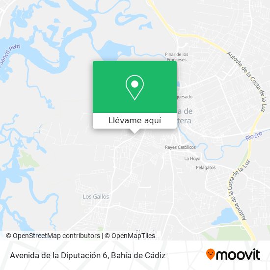 Mapa Avenida de la Diputación 6