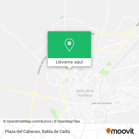 Mapa Plaza del Cabeceo