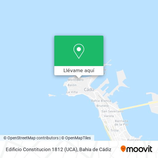 Mapa Edificio Constitucion 1812 (UCA)