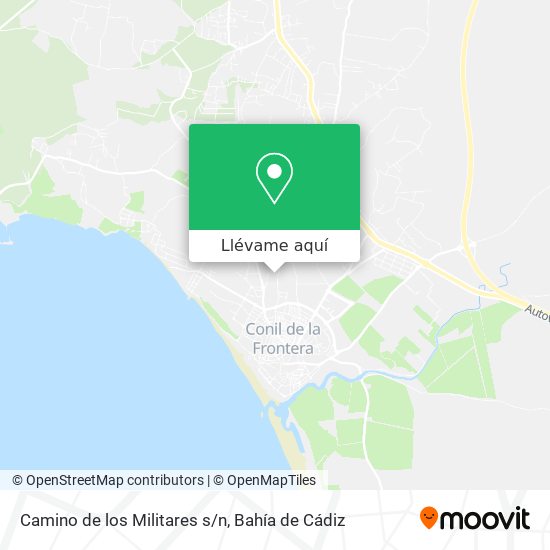 Mapa Camino de los Militares s/n