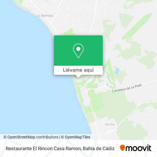 Mapa Restaurante El Rincon Casa Ramon