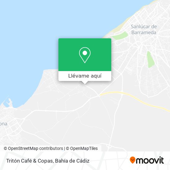 Mapa Tritón Café & Copas