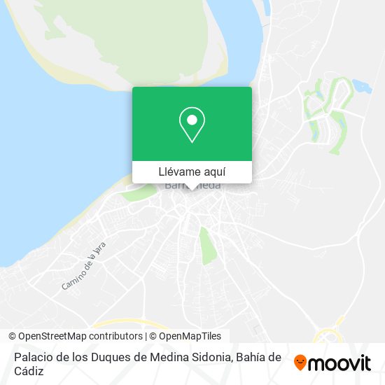 Mapa Palacio de los Duques de Medina Sidonia