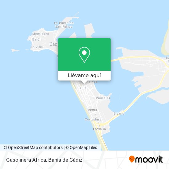 Mapa Gasolinera África