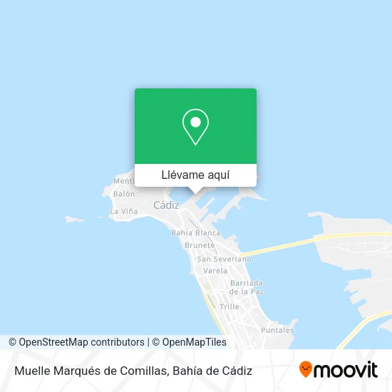 Mapa Muelle Marqués de Comillas