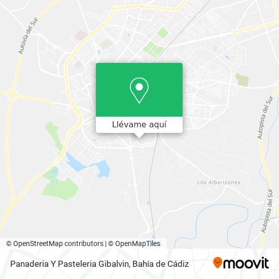 Mapa Panaderia Y Pasteleria Gibalvin