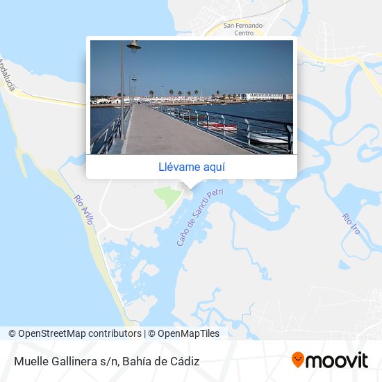 Mapa Muelle Gallinera s/n