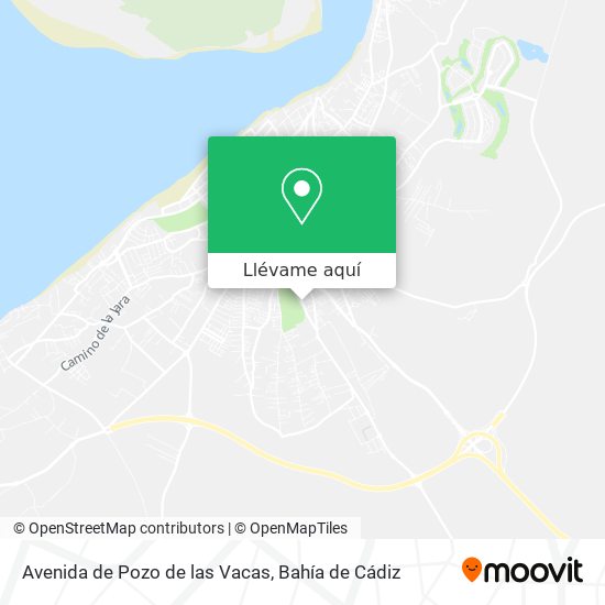 Mapa Avenida de Pozo de las Vacas