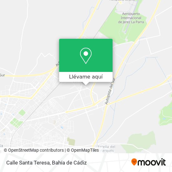 Mapa Calle Santa Teresa