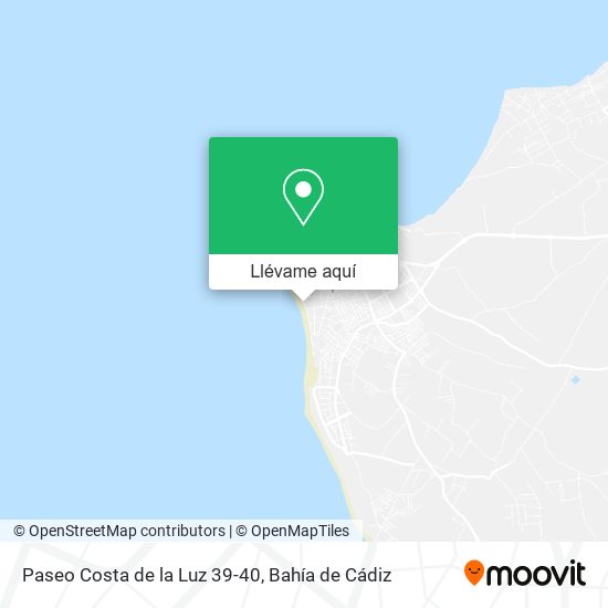 Mapa Paseo Costa de la Luz 39-40