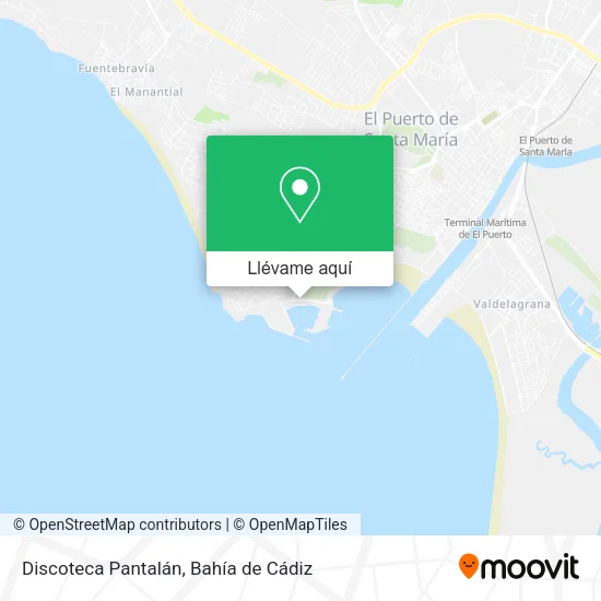 Mapa Discoteca Pantalán