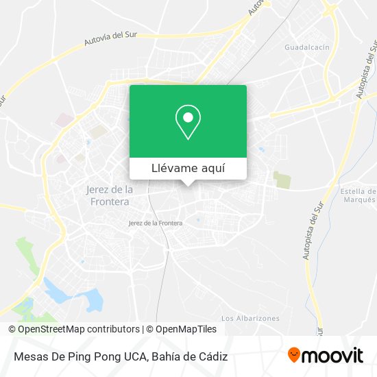 Mapa Mesas De Ping Pong UCA