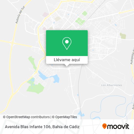 Mapa Avenida Blas Infante 106