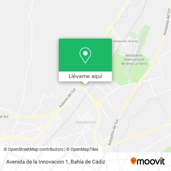 Mapa Avenida de la Innovacion 1