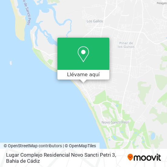 Mapa Lugar Complejo Residencial Novo Sancti Petri 3