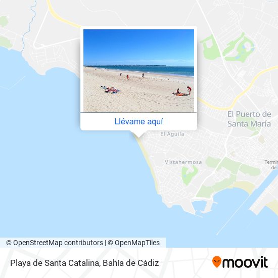 Mapa Playa de Santa Catalina