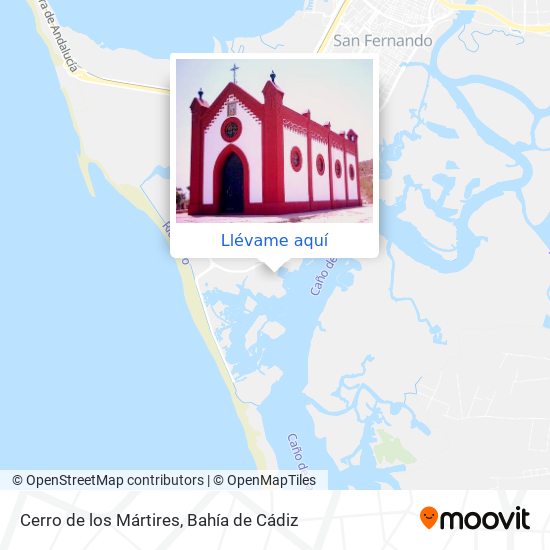 Mapa Cerro de los Mártires