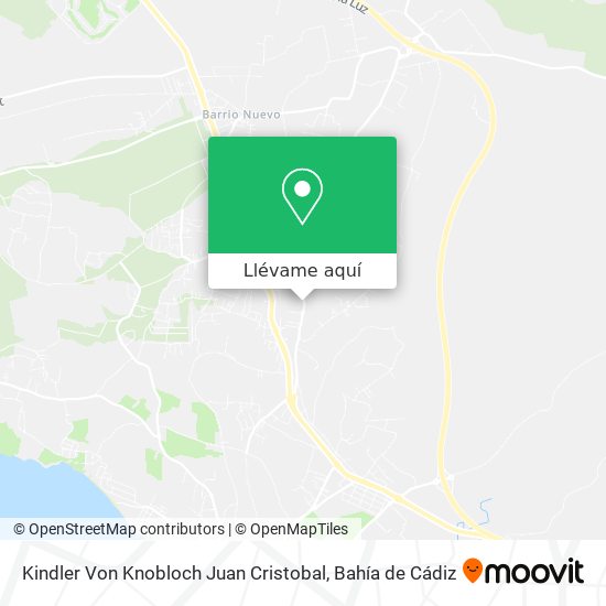 Mapa Kindler Von Knobloch Juan Cristobal