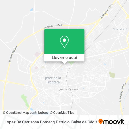 Mapa Lopez De Carrizosa Domecq Patricio
