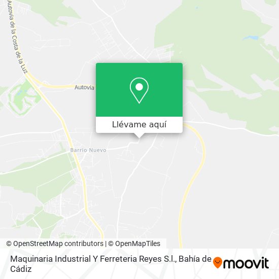 Mapa Maquinaria Industrial Y Ferreteria Reyes S.l.