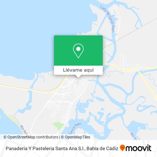 Mapa Panaderia Y Pasteleria Santa Ana S.l.