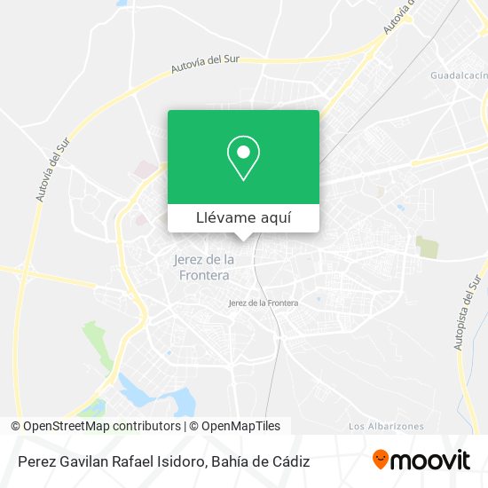 Mapa Perez Gavilan Rafael Isidoro