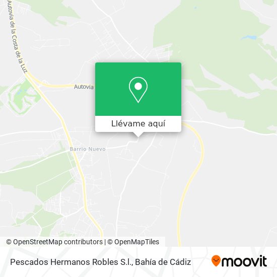 Mapa Pescados Hermanos Robles S.l.
