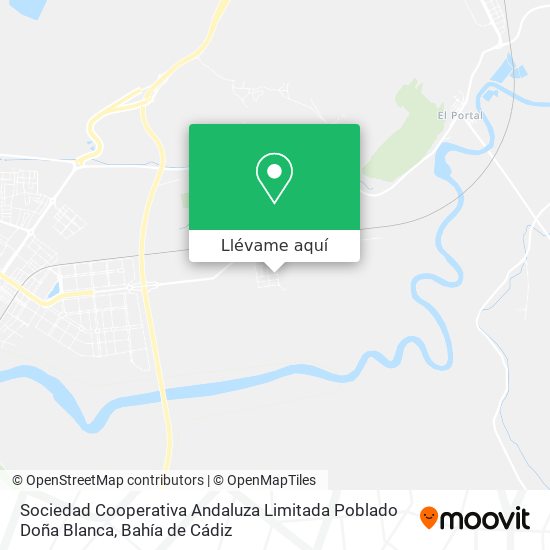 Mapa Sociedad Cooperativa Andaluza Limitada Poblado Doña Blanca