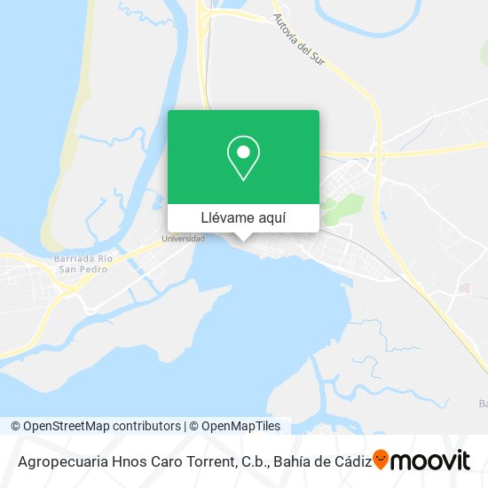 Mapa Agropecuaria Hnos Caro Torrent, C.b.